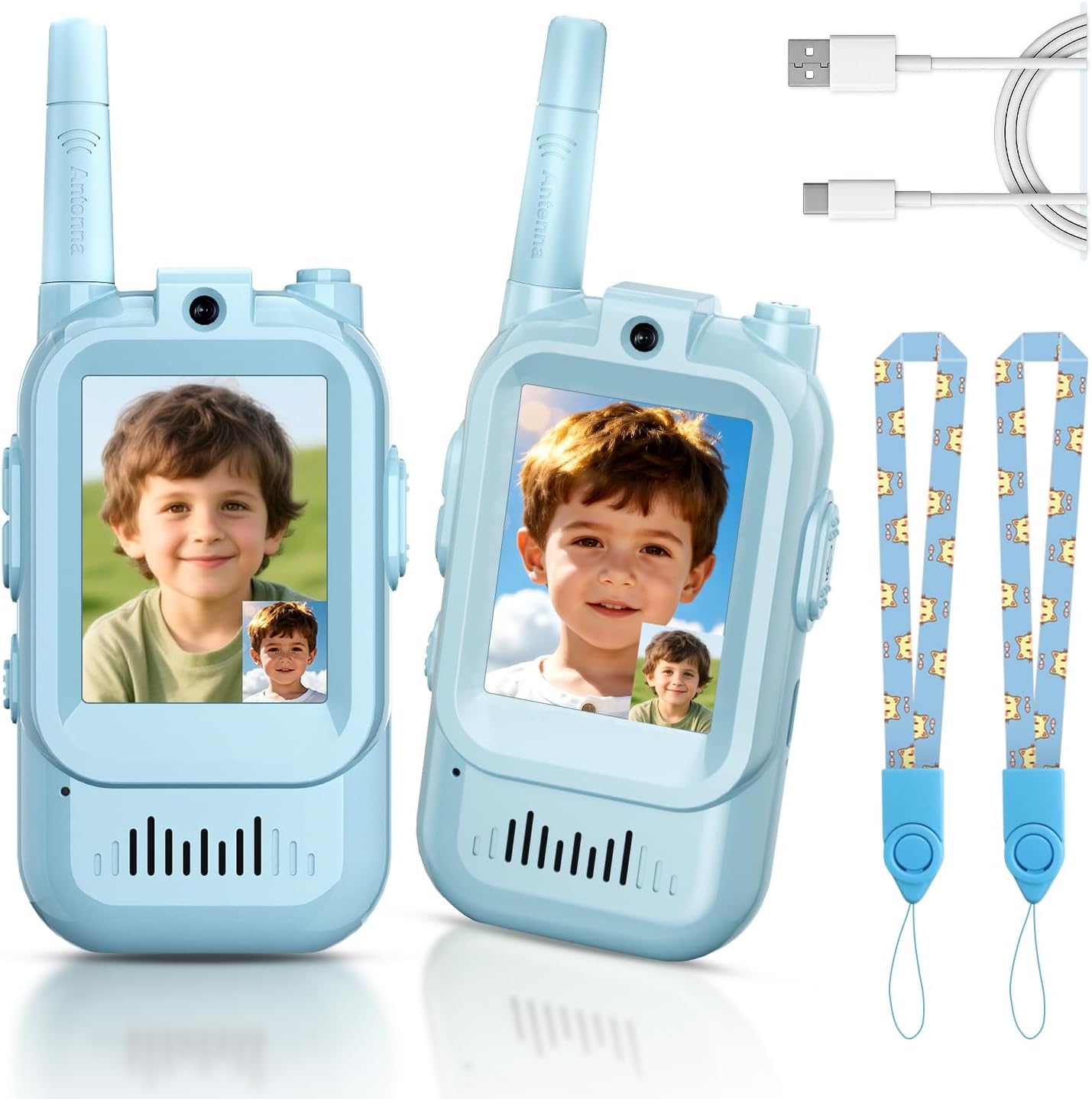 KidiTalk™: HD Video Walkie Talkies (2-pack)
